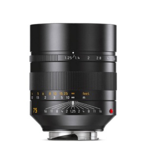 신품 Leica M-75mm f/1.25 Noctilux ASPH 6bit Black
