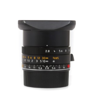 Leica M 28mm f2.8 Elmarit ASPH 6bit New type Black