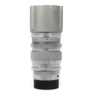 Leica L 9.0cm f2 Summicron Midland Silver [Made in Canada]
