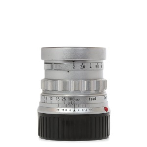 Leica M 50mm f 2 Summicron Rigid Silver