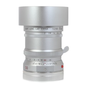 신품 Light Lens LAB M 50mm f2 Speed Panchro II Silver
